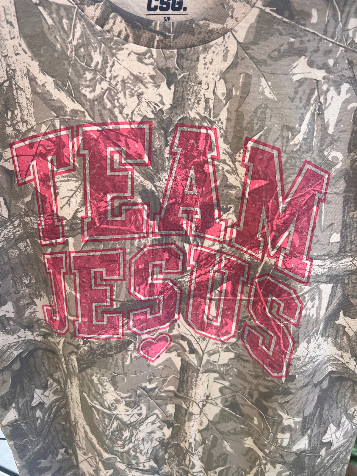 “Team Jesus” Camo TEE