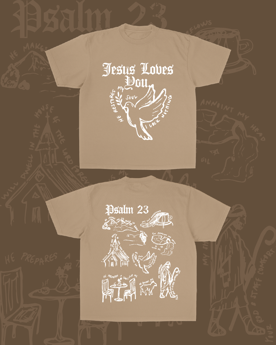 "Psalm 23" Tee