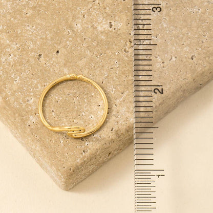 Golden Wave Ring
