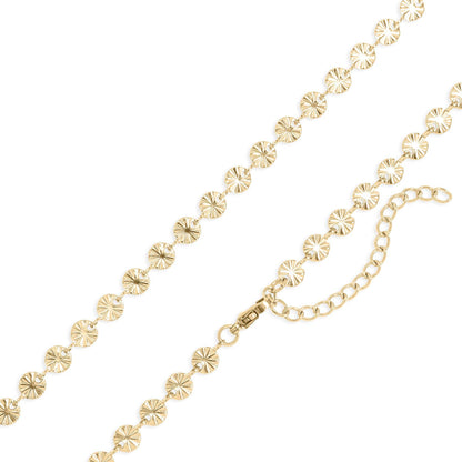 Gold Sunburst Necklace