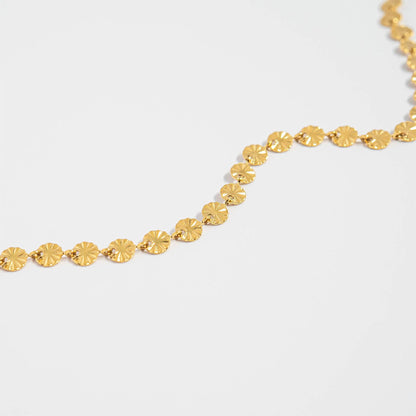 Gold Sunburst Necklace