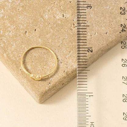 Gold Dainty Heart Ring